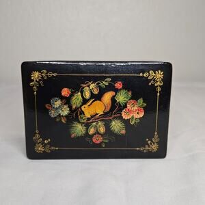 Vintage Russian USSR Lacquer Box